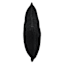 Crosby St. Black Soft Textured Boucle Throw Pillow, 14x36