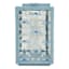 Providence Blue Dragonfly Outdoor Solar Lantern, 12"