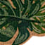 Monstera Leaves Shaped Coir Mat, 18x30