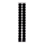 2-Pack Black Bubble Taper Candles, 10"