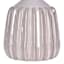 Honeybloom White Ribbed Ceramic Small Lamp Base, 16"