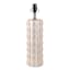 Crosby St. White Ceramic Scalloped Medium Table Lamp Base, 19"