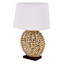 Water Hyacinth Natural Weaving Medium Table Lamp with Shade, 23"