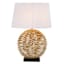 Water Hyacinth Natural Weaving Medium Table Lamp with Shade, 23"