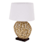 Water Hyacinth Natural Weaving Small Table Lamp with Shade, 17"