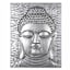 Metal Buddha Outdoor Wall Decor, 22x29
