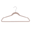 50-Pack Flocked Hanger, White Swan