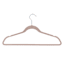 50-Pack Flocked Hanger, White Swan