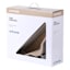 50-Pack Flocked Hanger, White Swan