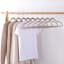 50-Pack Flocked Hanger, White Swan