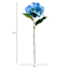 Blue Hydrangea Stem, 24"