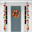 Orange & Red Mixed Peony & Dahlia Wreath, 24"