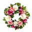 Pink & White Rose & Peony Wreath, 24"