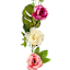 Pink Rose & Peony Garland, 72"