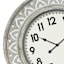 Carved Wooden Wall Clock, 24"