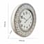 Carved Wooden Wall Clock, 24"