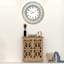 Carved Wooden Wall Clock, 24"
