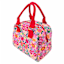 Pink Multi Painted Insulated Lunch Tote