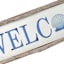 Honeybloom Blue Metal & Wood Beach House Wall Décor, 38x3