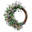 Lavender Half Wreath, 20"