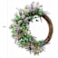 Lavender Half Wreath, 20"