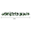 White Tulip Garland, 72"