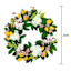 Yellow Tulip & White Peony Wreath, 24"