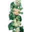 Green & Pink Hydrangea Garland, 72"
