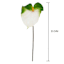 Green & White Anthurium Stem, 33.5"