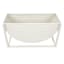 Crosby St. White Metal Planter, 11.5"