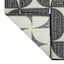 (E535) Crosby St. Black & White Geometric Outdoor Area Rug, 5x7