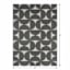 (E535) Crosby St. Black & White Geometric Outdoor Area Rug, 5x7
