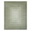 (B893) Green Ombre Flatweave Area Rug, 8x10