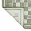 (E536) Honeybloom Green Checkerboard Runner, 2x7