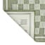 (E536) Honeybloom Green Checkerboard Area Rug, 8x10