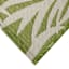 Green Fern Tapestry Outdoor Accent Rug, 27x45