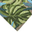 Tropical Green Hook Tufted Outdoor Accent Rug, 18x30