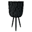 Alessa Black Plant Stand, Medium