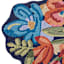 Summerton Floral Shaped Hook Tufted Accent Rug, 2x3