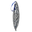 Homespun Patriotic Blue Striped Fabric Wrapped Star, 8.5"