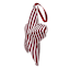 Homespun Patriotic Red Striped Fabric Wrapped Star, 8.5"