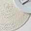 Homespun Easter Cadbury Boucle Round Placemat, 15"