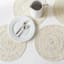 Homespun Easter Cadbury Boucle Round Placemat, 15"