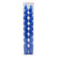 2-Pack Blue Twisted Taper Candles, 10"