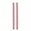 2-Pack Pink Bubble Taper Candles, 10"