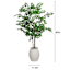 Green Leaf Tree in Magnesia Pot, 60"