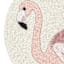 Flamingo Fully Beaded Placemat