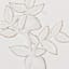 Providence White Wooden Wall Decor with Leaf, 12"