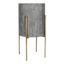 Elliot Grey Metal Planter Stand, Large