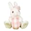Homespun Easter White Plush Rabbit, 7"